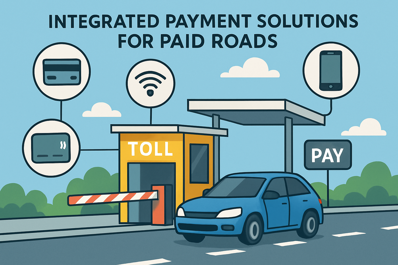 Integrated payment solutions for paid roads